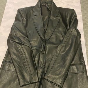 Zara leather jacket